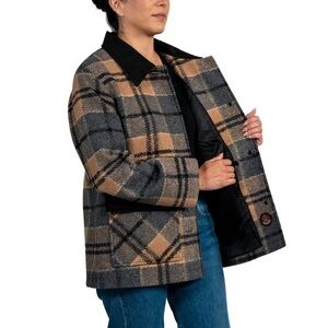 Pendleton Women's Wool Blend Barn Coat